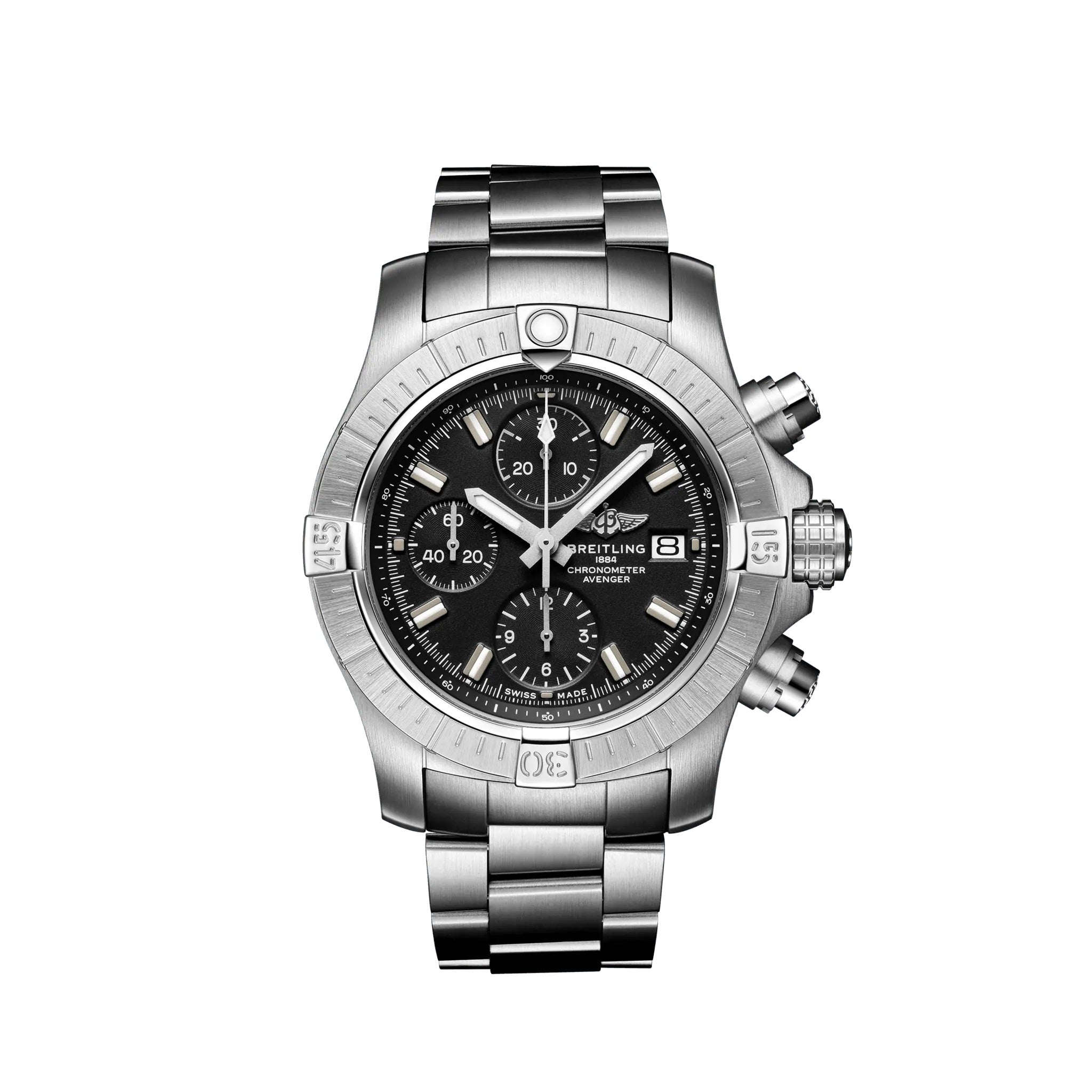 breitling-avenger-chronograph-43-stainless-steel-ref-a13385101b1a1-tptsa.jpg Breitling Avenger Chronograph 43 Stainless Steel Ref# A13385101B1A1 - Image 1