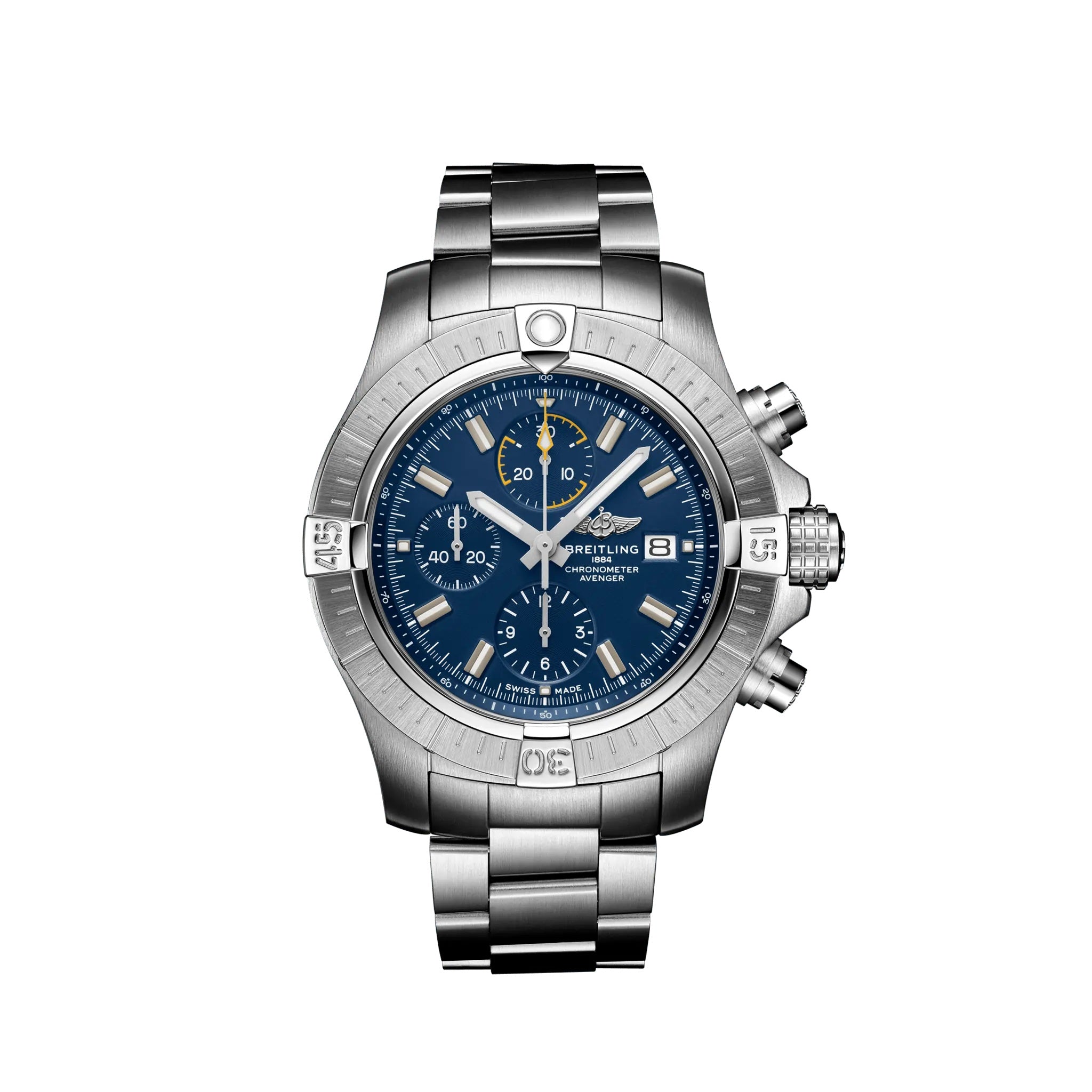 breitling-avenger-chronograph-45-ref-a13317101c1a1-kkods.jpg Breitling Avenger Chronograph 45, Ref# A13317101C1A1 - Image 1