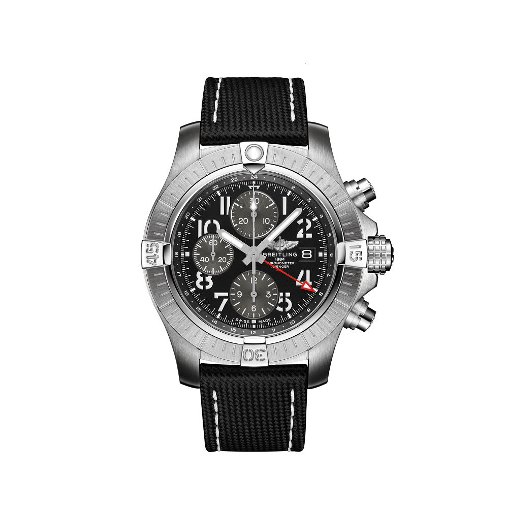 breitling-avenger-chronograph-gmt-45-ref-a24315101b1x2-unworn-2024-ontwg.jpg Breitling Avenger Chronograph GMT 45, Ref# A24315101B1X2, Unworn 2024 - Image 1