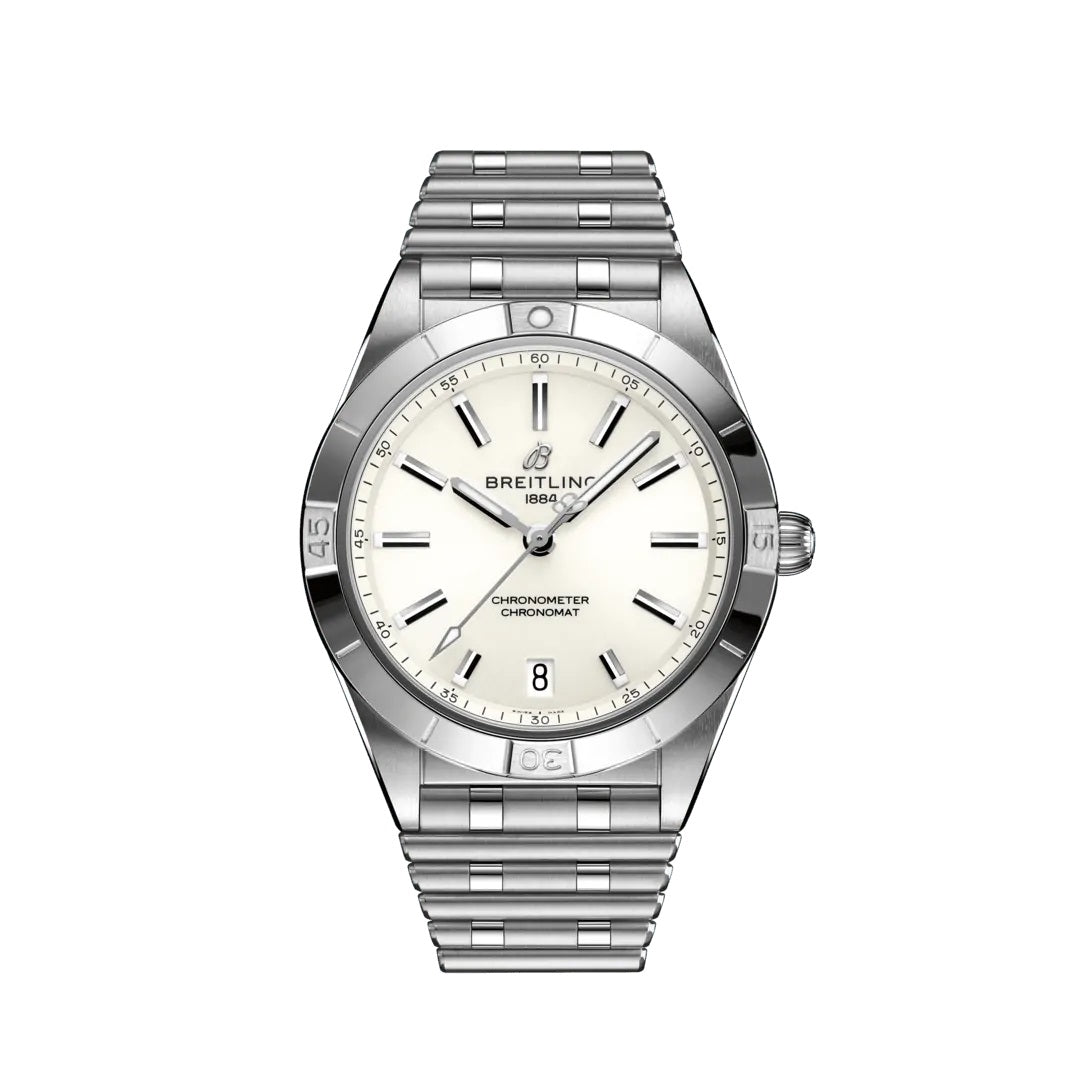 breitling-chronomat-automatic-36-stainless-steel-36-mm-ref-a10380101a3a1-kviu1.jpg Breitling Chronomat Automatic 36 Stainless Steel 36 mm Ref# A10380101A3A1 - Image 1