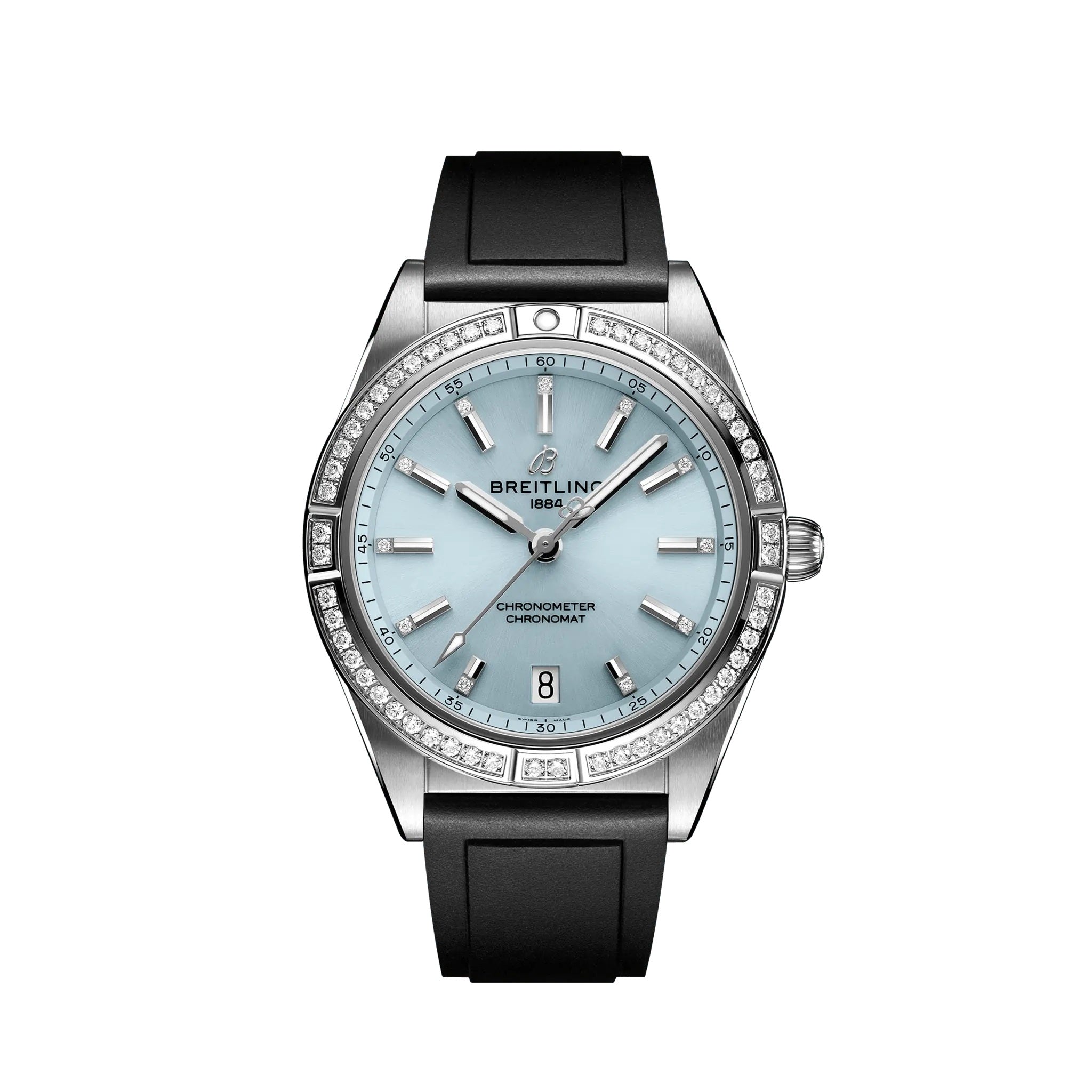 breitling-chronomat-automatic-36-stainless-steel-amp-18k-grey-gold-gem-set-ref-g10380591c1s1-wbzce.jpg Breitling Chronomat Automatic 36 Stainless Steel & 18k Grey Gold (Gem-set) Ref# G10380591C1S1 - Image 1