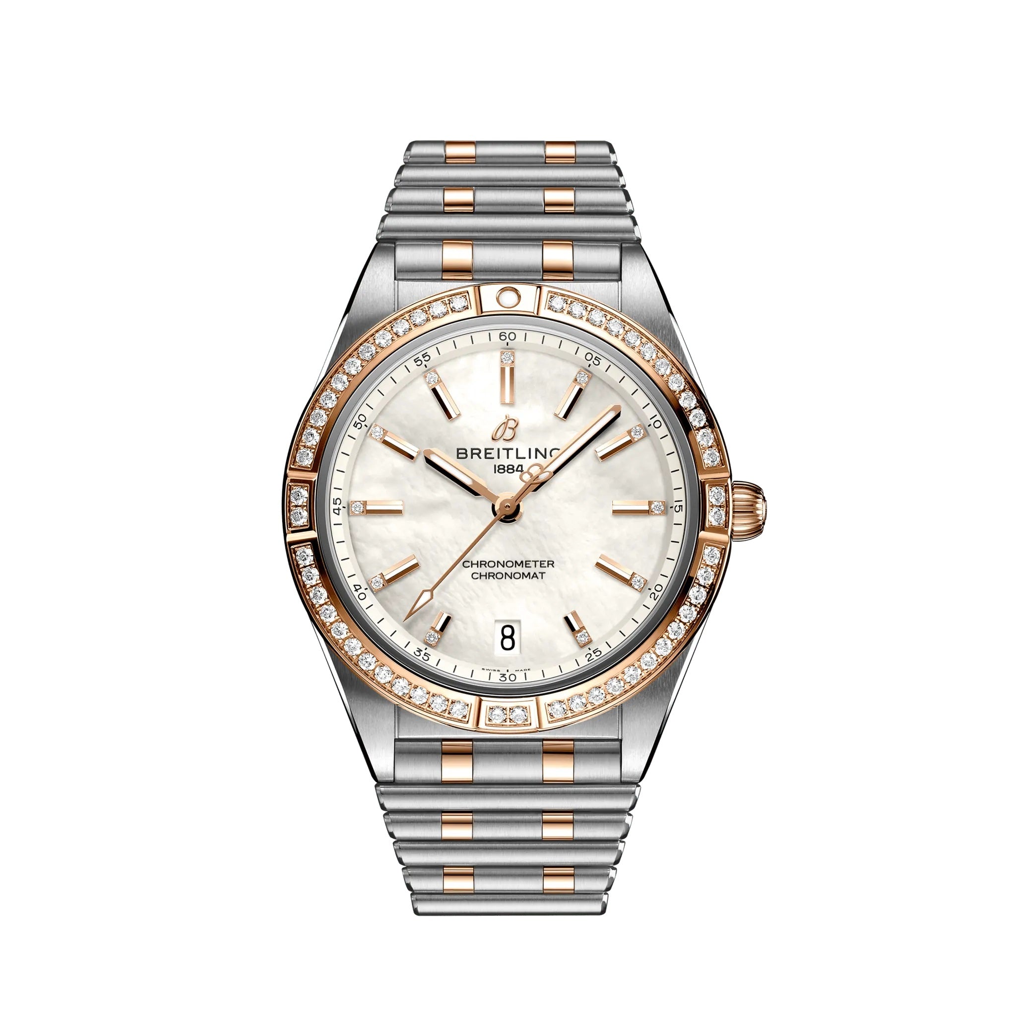 breitling-chronomat-automatic-36-stainless-steel-amp-18k-red-gold-gem-set-ref-u10380591a2u1-qjkpe.jpg Breitling Chronomat Automatic 36 Stainless Steel & 18k Red Gold (Gem-set) Ref# U10380591A2U1 - Image 1