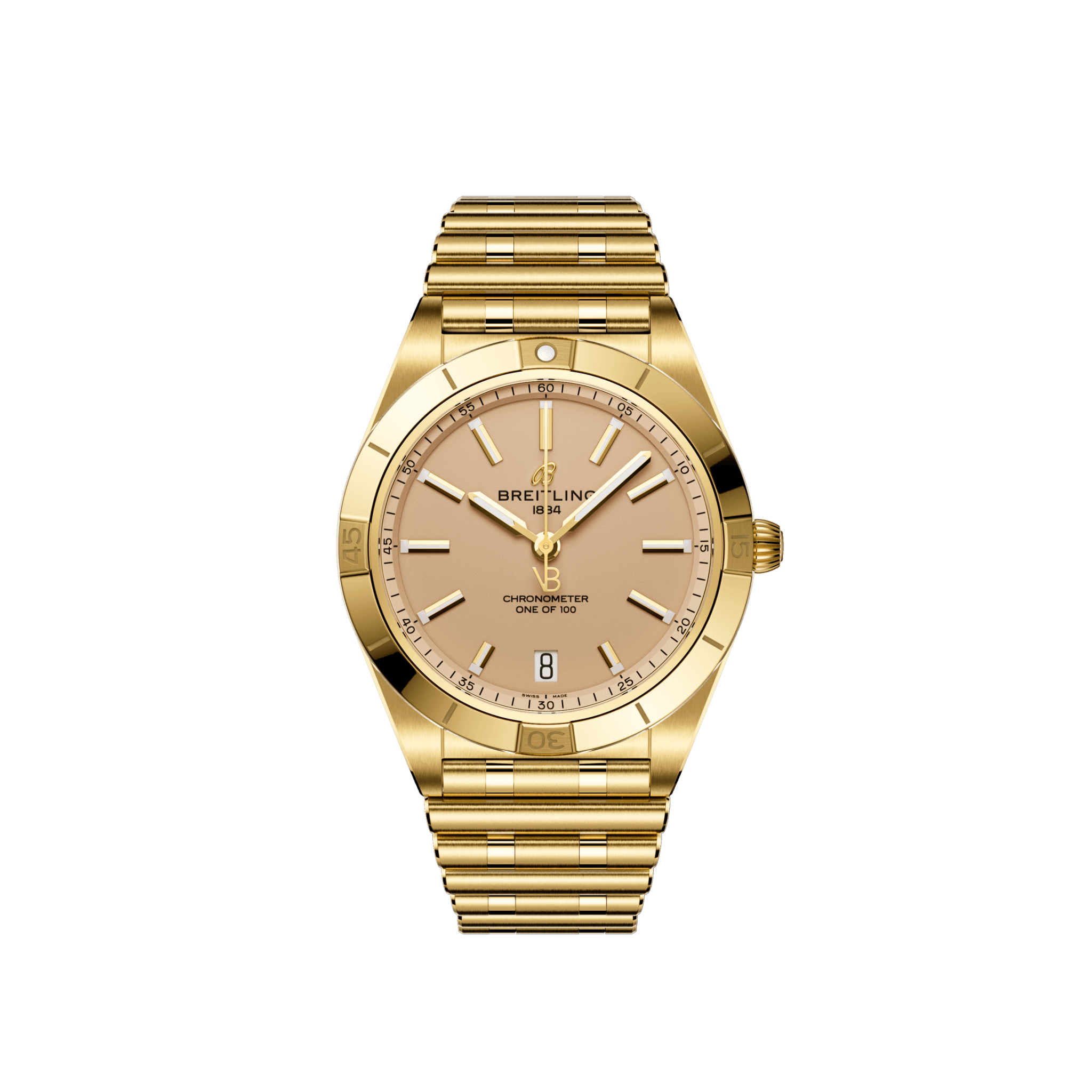 breitling-chronomat-automatic-36-victoria-beckham-18k-yellow-gold-ref-k103801a1a1k1-unworn-2024-rrpc1.png Breitling Chronomat Automatic 36 Victoria Beckham, 18k Yellow Gold, Ref# K103801A1A1K1, Unworn 2024 - Image 1