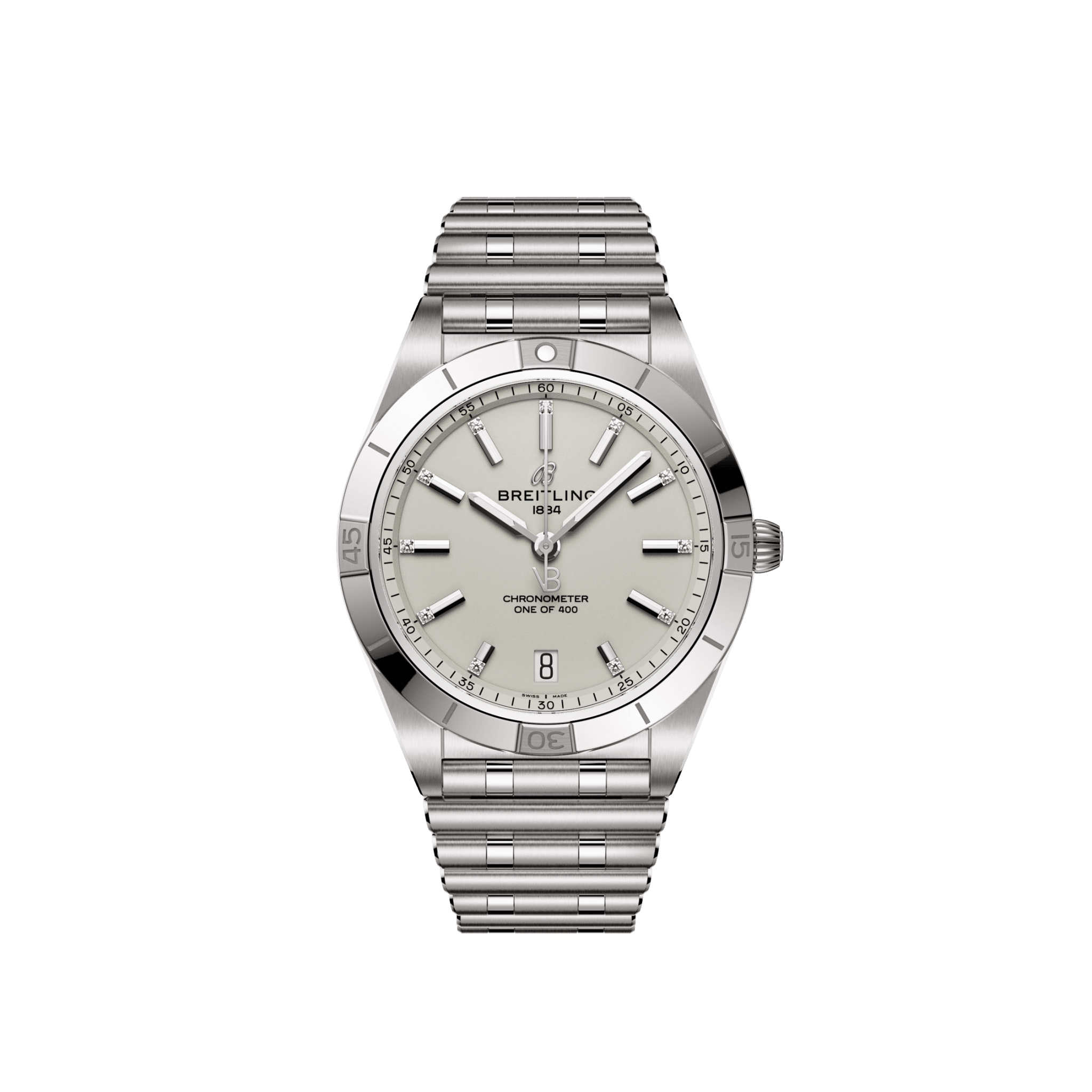 breitling-chronomat-automatic-36-victoria-beckham-stainless-steel-and-diamonds-ref-a103801a1g1a1-unworn-2024-depxi.png Breitling Chronomat Automatic 36 Victoria Beckham, Stainless steel and Diamonds, Ref# A103801A1G1A1, Unworn 2024 - Image 1
