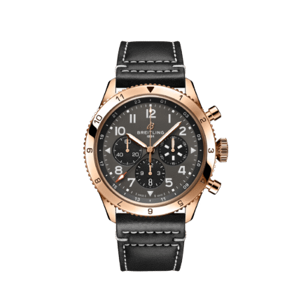 Breitling Classic AVI B04 Chronograph 46 P-51 Mustang, 18k Red Gold, Ref# RB04451A1B1X1, Unworn 2024