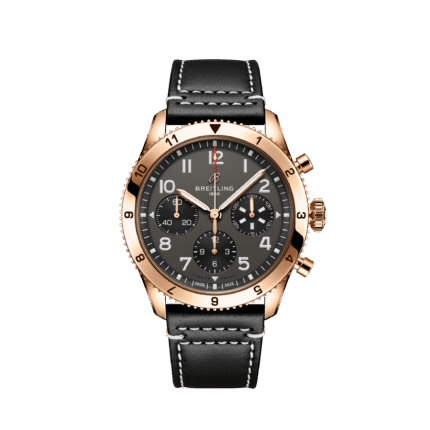 Breitling Classic AVI Chronograph 42 P-51 Mustang, 18k Red Gold, Ref# R233801A1B1X1, Unworn 2024