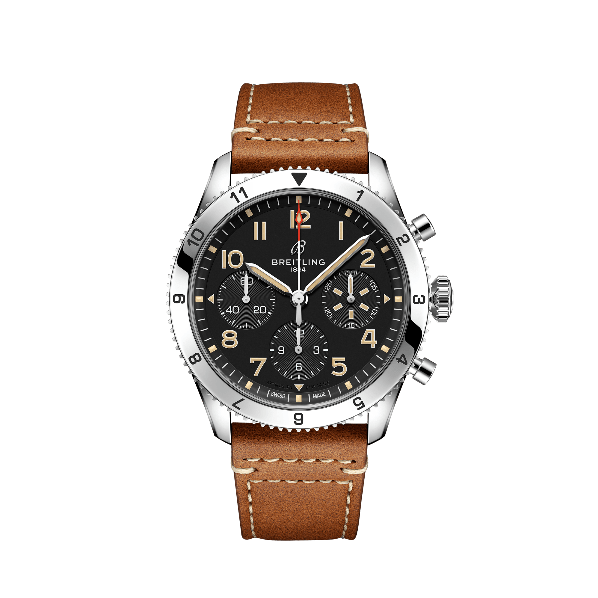 breitling-classic-avi-chronograph-42-p-51-mustang-stainless-steel-ref-a233803a1b1x1-unworn-2024-1vg7h.png Breitling Classic AVI Chronograph 42 P-51 Mustang, Stainless Steel, Ref# A233803A1B1X1, Unworn 2024 - Image 1
