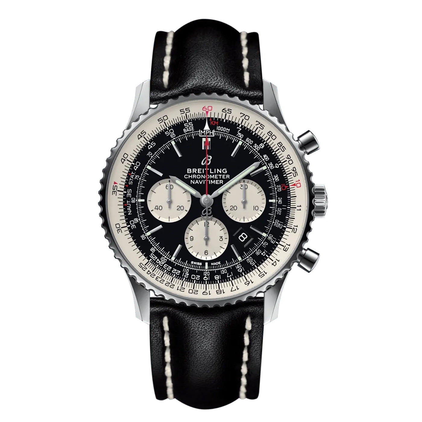 breitling-navitimer-1-b01-chronograph-46-ref-ab0127211b1x1-q8wtl.jpg Breitling Navitimer 1 B01 Chronograph 46, Ref# AB0127211/B1X1 - Image 1