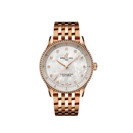 Breitling Navitimer 32, Small-scale traceable 18k Red Gold, Ref# R77320E61A1R1, Unworn 2024