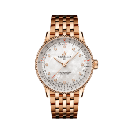 Breitling Navitimer Automatic 36, Small-scale traceable 18k Red Gold, Ref# R17327211A1R1, Unworn 2024