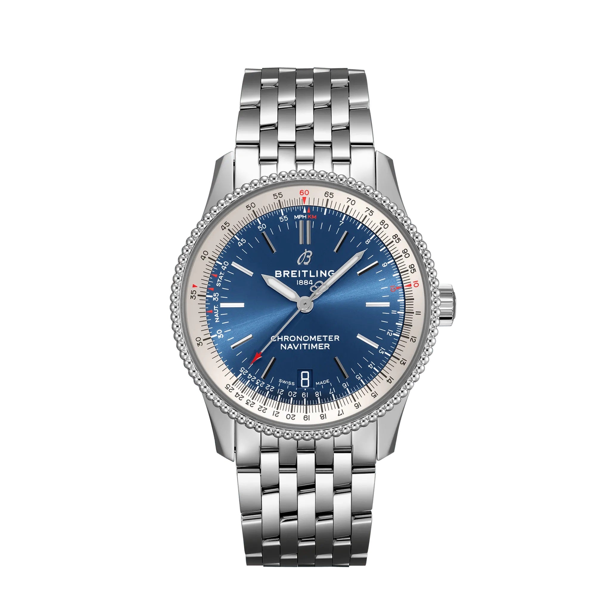 breitling-navitimer-automatic-38-ref-a17325211c1a1-8kanh.jpg Breitling Navitimer Automatic 38, Ref# A17325211C1A1 - Image 1