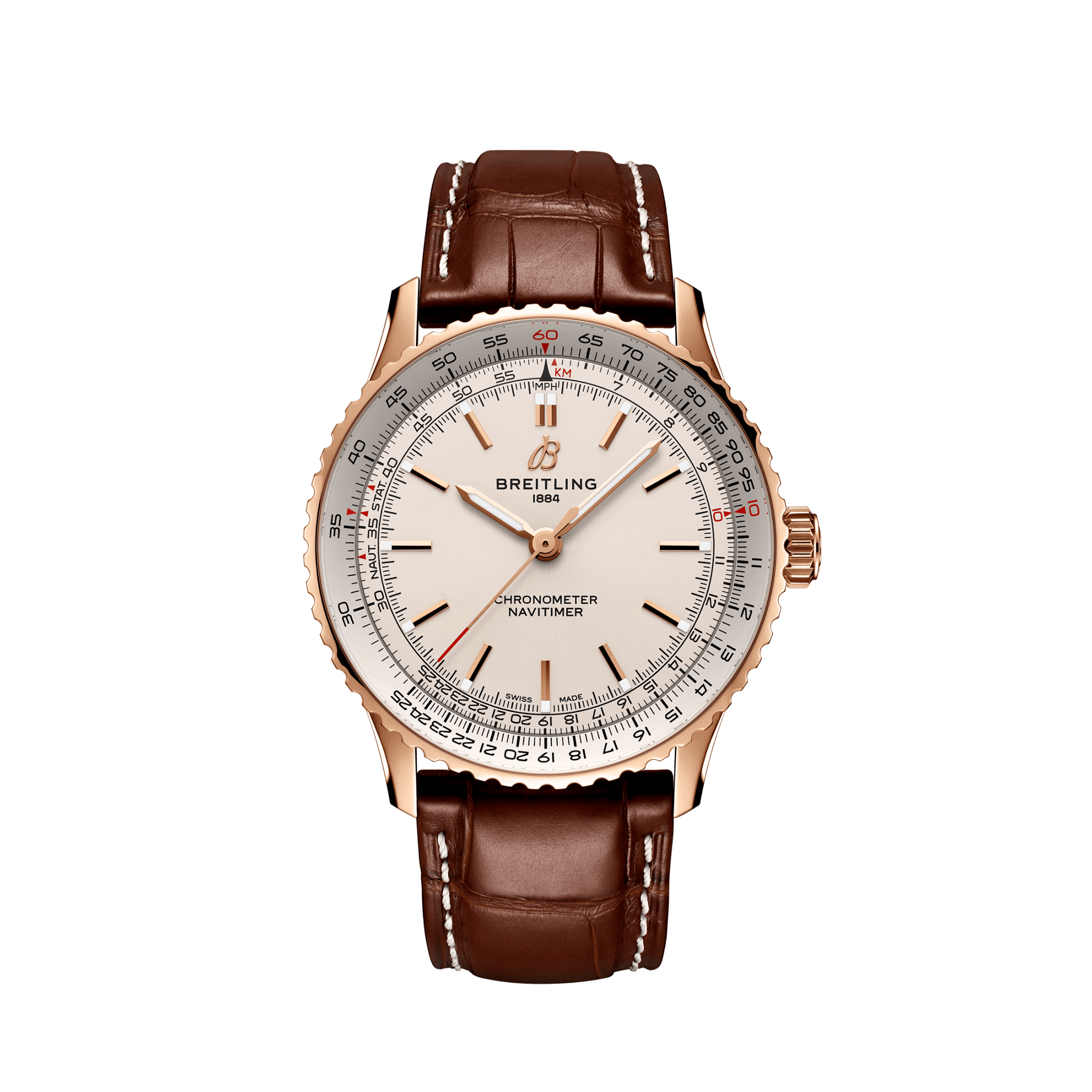 breitling-navitimer-automatic-41-small-scale-traceable-18k-red-gold-ref-r17329f41g1p1-unworn-2024-tina2.png Breitling Navitimer Automatic 41, Small-scale traceable 18k Red Gold, Ref# R17329F41G1P1, Unworn 2024 - Image 1