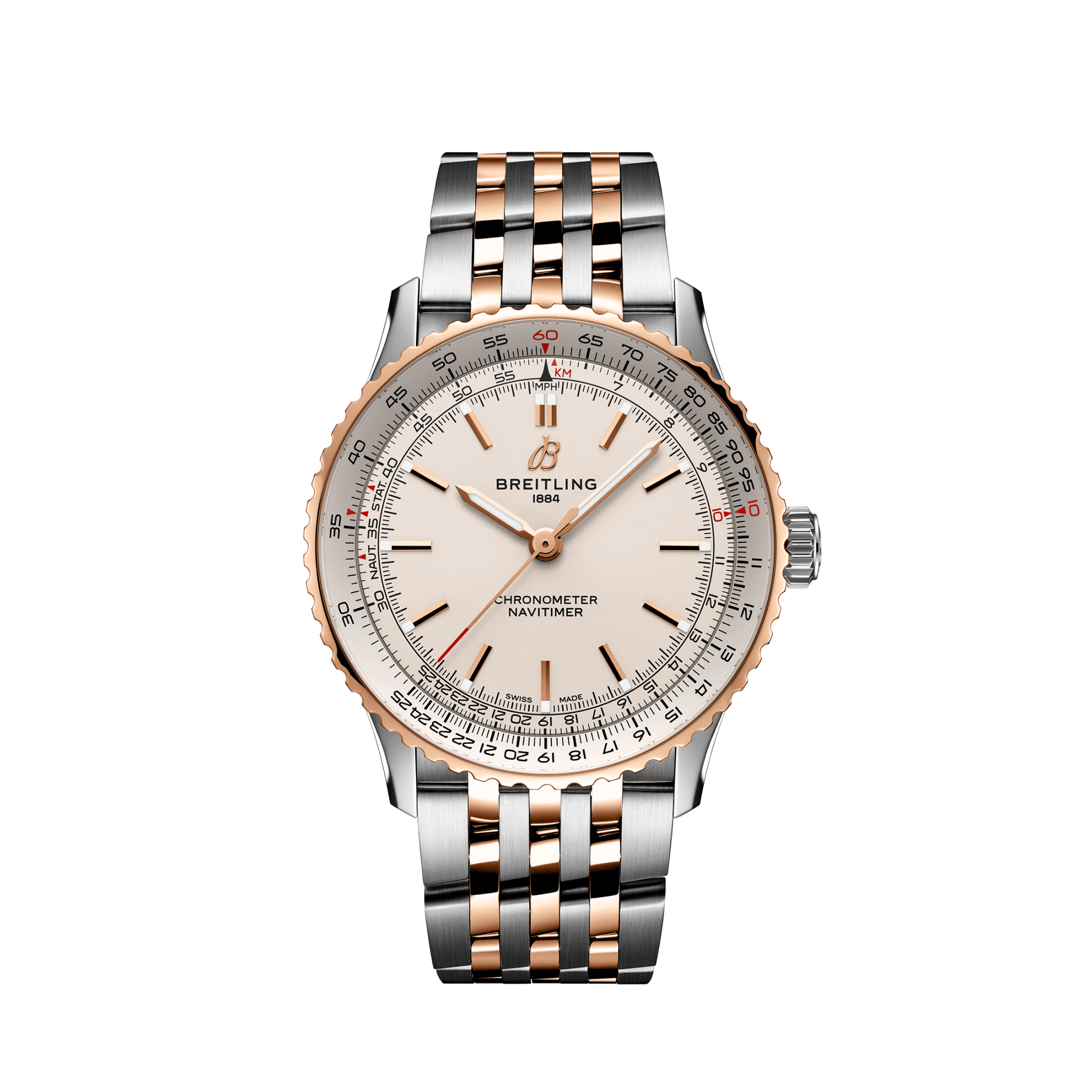 breitling-navitimer-automatic-41-stainless-steel-and-18k-red-gold-ref-u17329f41g1u1-unworn-2024-ryqjl.png Breitling Navitimer Automatic 41, Stainless Steel and 18k Red Gold, Ref# U17329F41G1U1, Unworn 2024 - Image 1