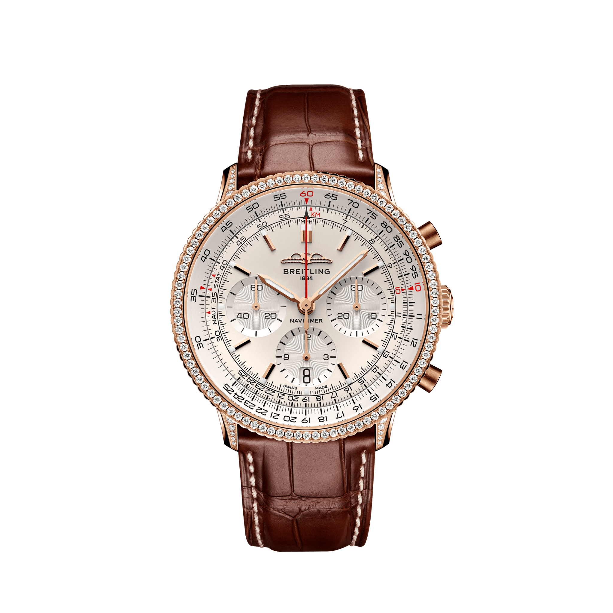 breitling-navitimer-b01-chronograph-41-18k-red-gold-ref-rb0139631g1p1-unworn-2024-fzwon.png Breitling Navitimer B01 Chronograph 41, 18k Red Gold, Ref# RB0139631G1P1, Unworn 2024 - Image 1
