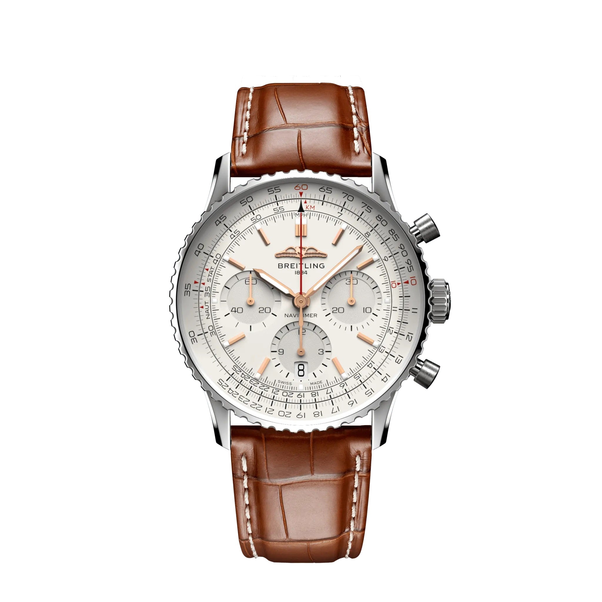 breitling-navitimer-b01-chronograph-41-stainless-steel-ref-ab0139211g1p1-mq77s.jpg Breitling Navitimer B01 Chronograph 41 Stainless Steel Ref# AB0139211G1P1 - Image 1