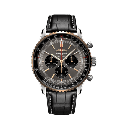 Breitling Navitimer B01 Chronograph 46, Stainless steel and 18k Red Gold, Ref# UB01371A1B1P1, Unworn 2024