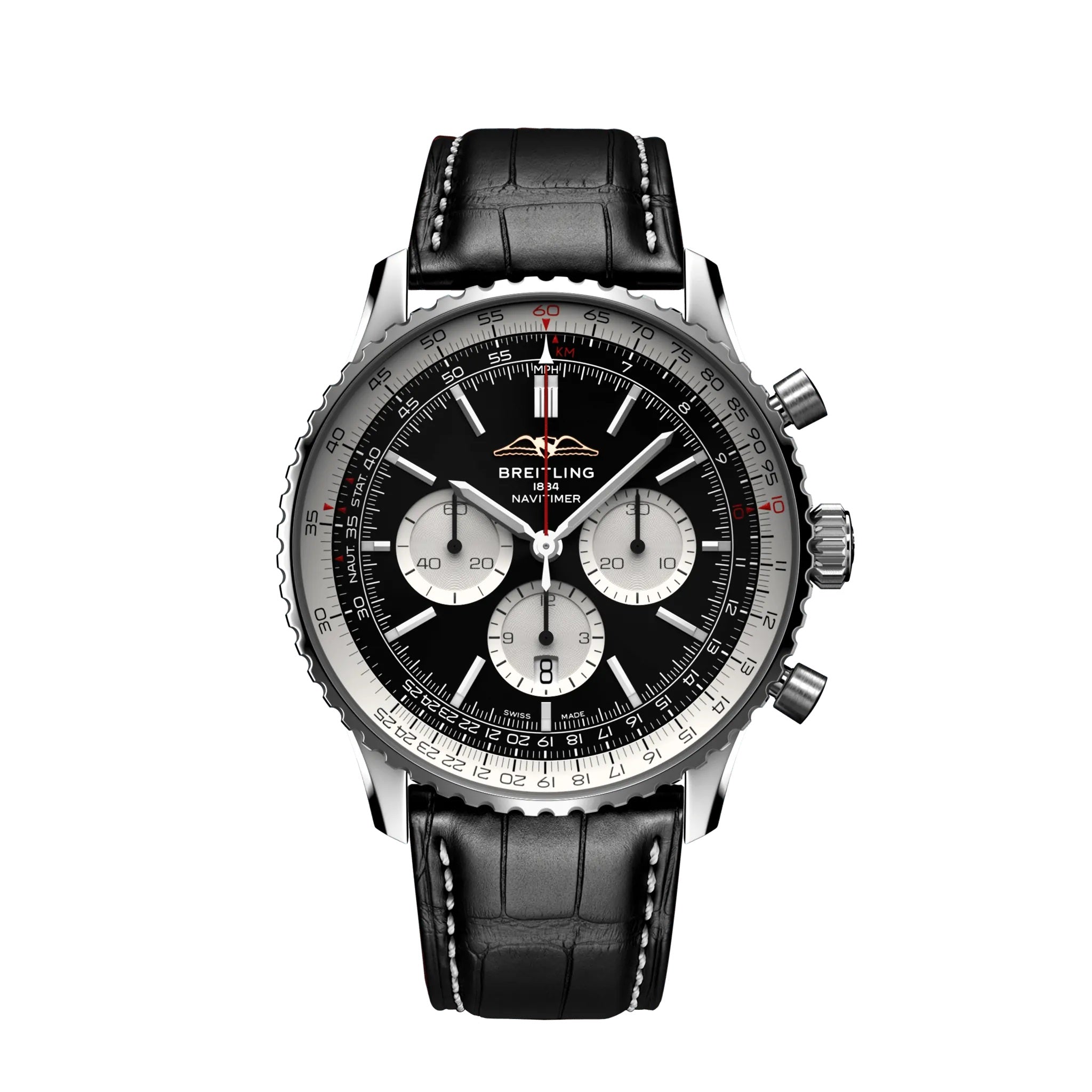 breitling-navitimer-b01-chronograph-46-stainless-steel-ref-ab0137211b1p1-ig6zd.jpg Breitling Navitimer B01 Chronograph 46 Stainless Steel Ref# AB0137211B1P1 - Image 1