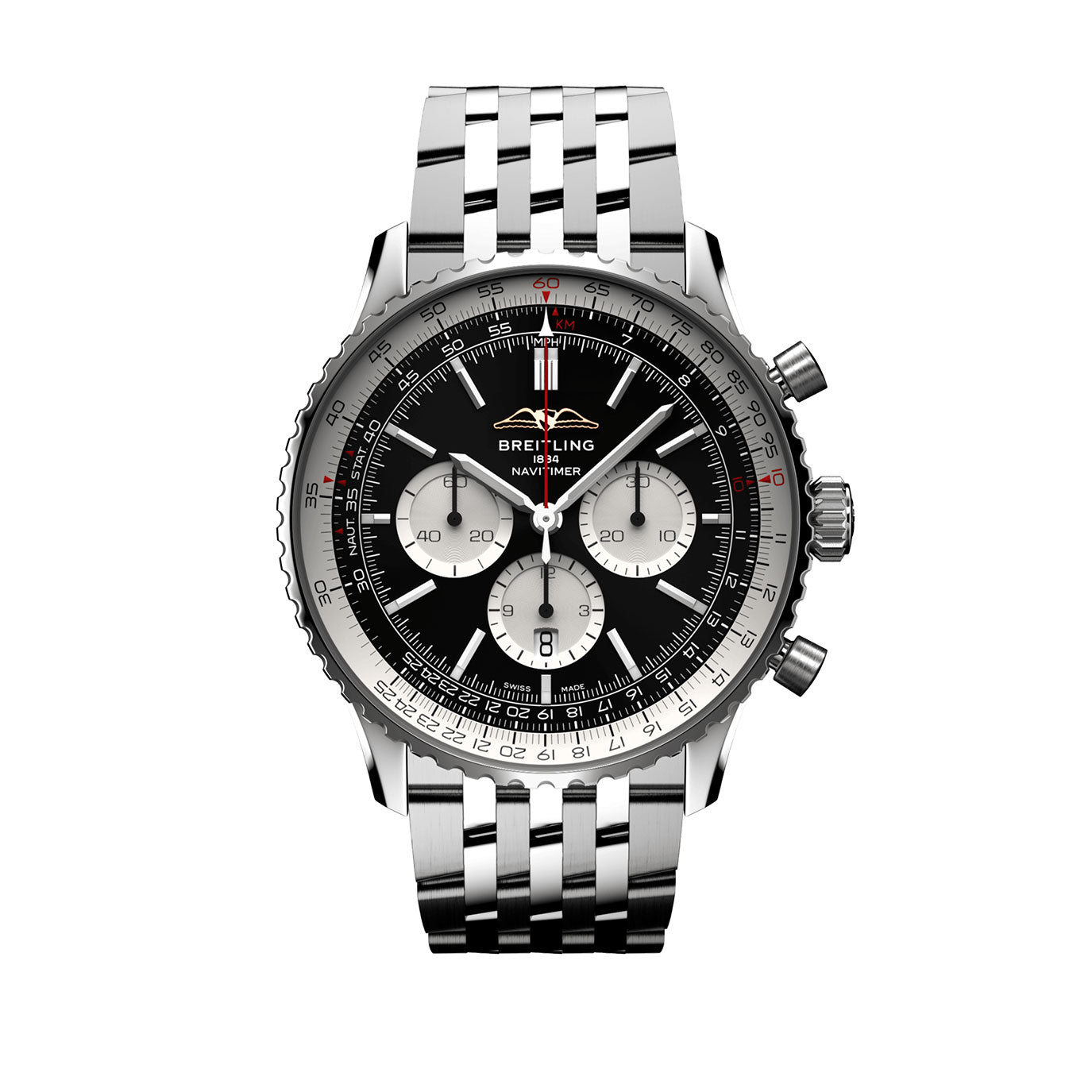 breitling-navitimer-b01-chronograph-ref-ab0137211b1a1-alcue.jpg Breitling Navitimer B01 CHRONOGRAPH Ref# AB0137211B1A1 - Image 1