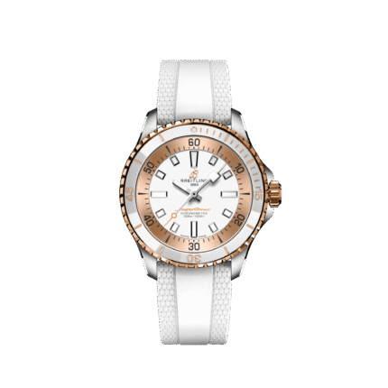 Breitling Superocean Automatic 36, Stainless steel and 18k Red Gold, Ref# U173771A1A1S1, Unworn 2024