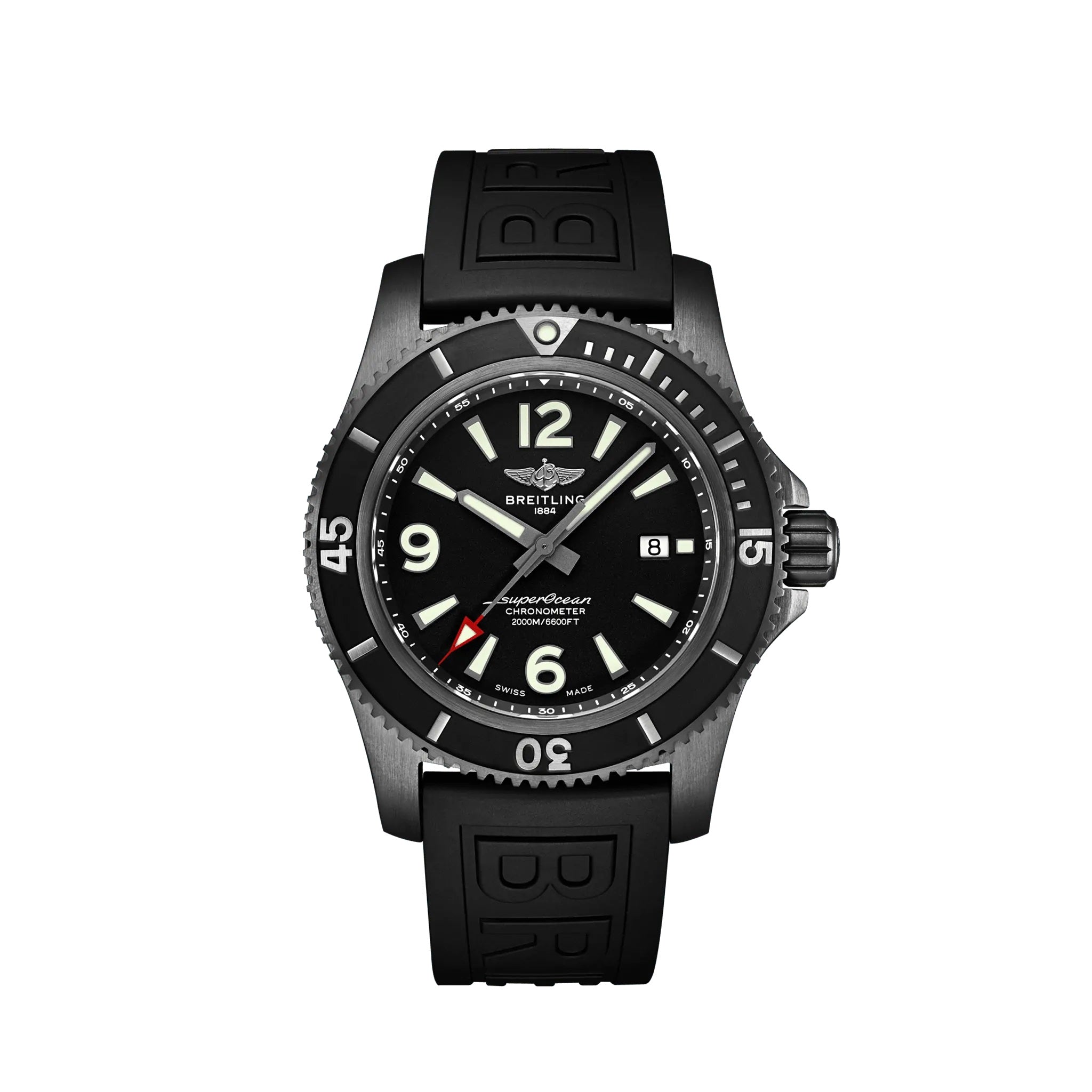 breitling-superocean-automatic-46-black-steel-dlc-coated-stainless-steel-ref-m17368b71b1s1-knwvk.jpg Breitling Superocean Automatic 46 Black Steel DLC-Coated Stainless Steel Ref# M17368B71B1S1 - Image 1