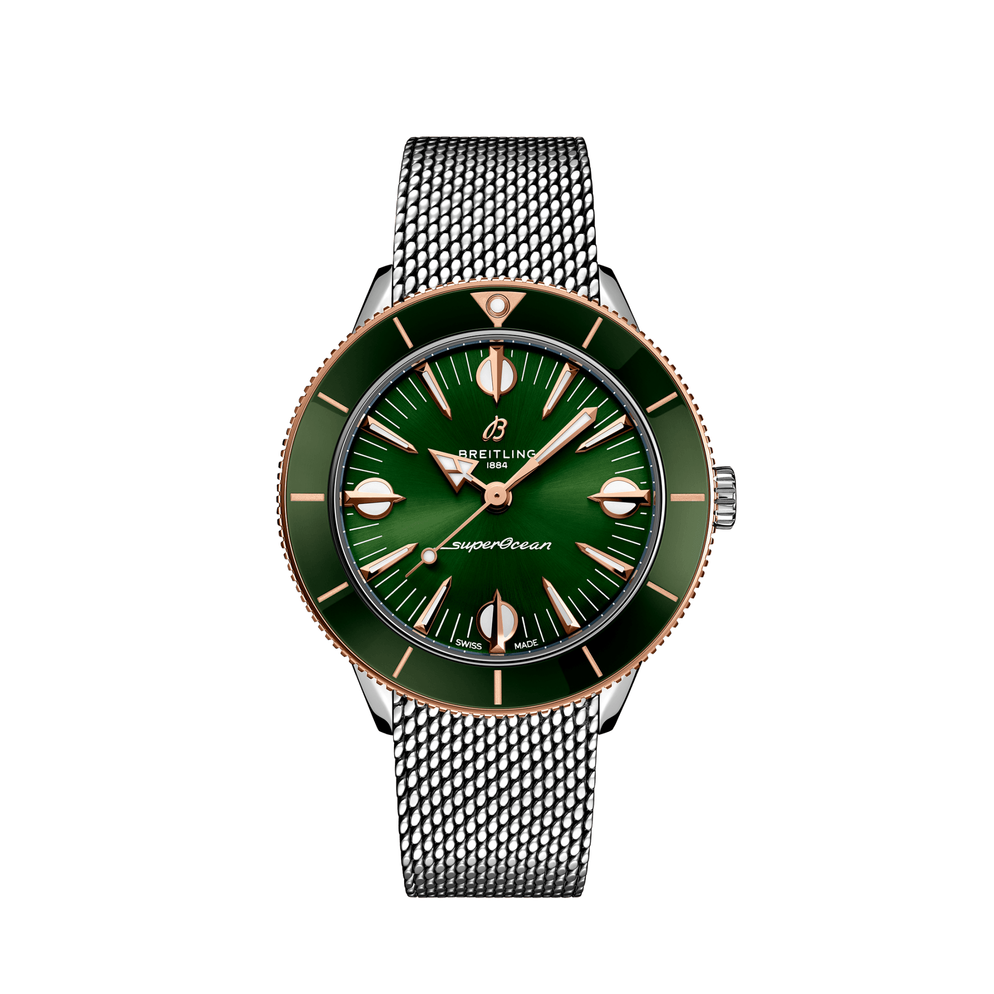 breitling-superocean-heritage-821757-highlands-38mm-stainless-steel-and-18k-red-gold-ref-u10340361l1a1-unworn-2024-qsfrt.png Breitling Superocean Heritage ’57 Highlands, 38mm, Stainless steel and 18k Red Gold, Ref# U10340361L1A1, Unworn 2024 - Image 1