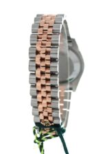 Datejust 31 White Roman Dial Fluted Bezel 18K Rose Gold Two Tone Jubilee Ladies Watch 178271 - Image 5