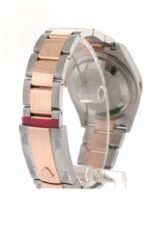 Datejust 36 Dark Rhodium Dial Fluted Rose Gold Two Tone Watch 126231 NP - Image 4