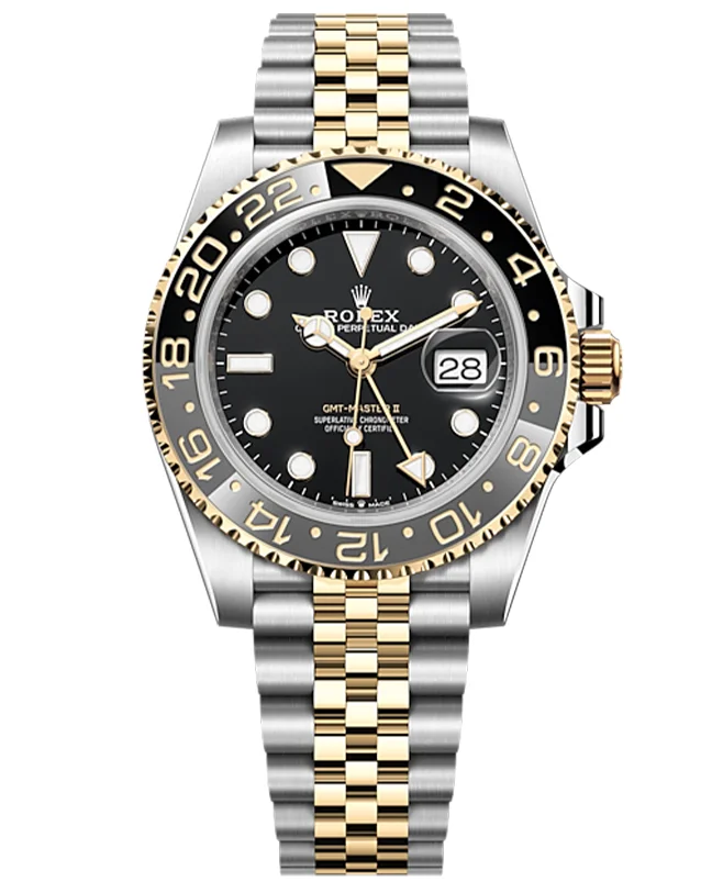 gmt-masterll-oyster-40-mm-oystersteel-and-yellow-gold-dxqco.webp GMT-Masterll Oyster, 40 mm, Oystersteel and yellow gold - Image 1