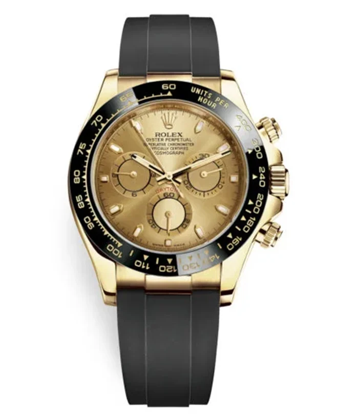 rolex-cosmograph-daytona-116518ln-champagne-dial-oysterflex-yellow-gold-mens-watch-nzijh.webp Rolex Cosmograph Daytona 116518LN Champagne Dial Oysterflex Yellow Gold Mens Watch - Image 1