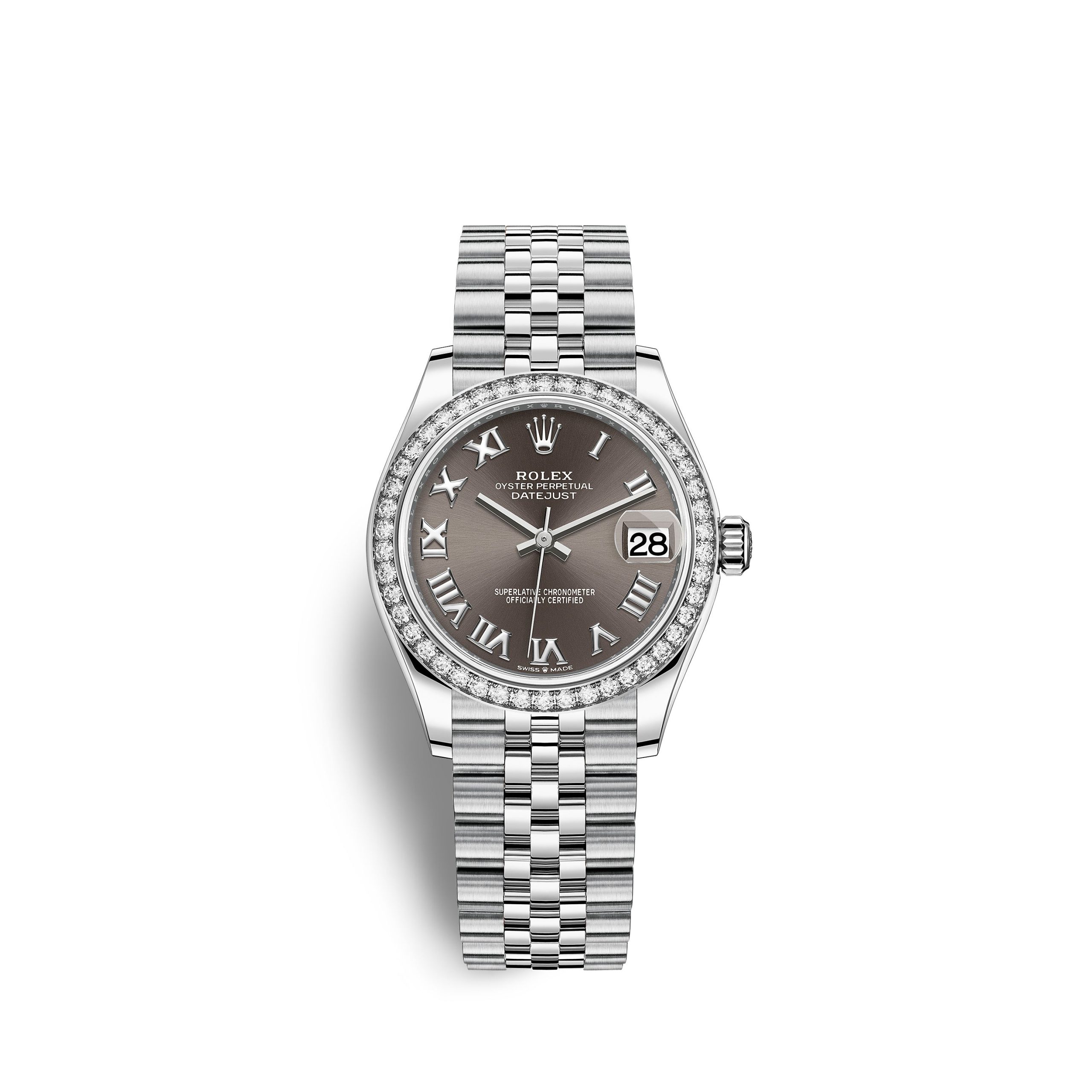 rolex-datejust-31-oystersteel-18kt-white-gold-and-diamonds-ref-278384rbr-0026-ndcuj.jpg Rolex Datejust 31, Oystersteel, 18kt White Gold and diamonds, Ref# 278384RBR-0026 - Image 1