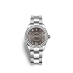 Rolex Datejust 31, Oystersteel, 18kt White Gold and diamonds, Ref# 278384RBR-0031 - Image 9