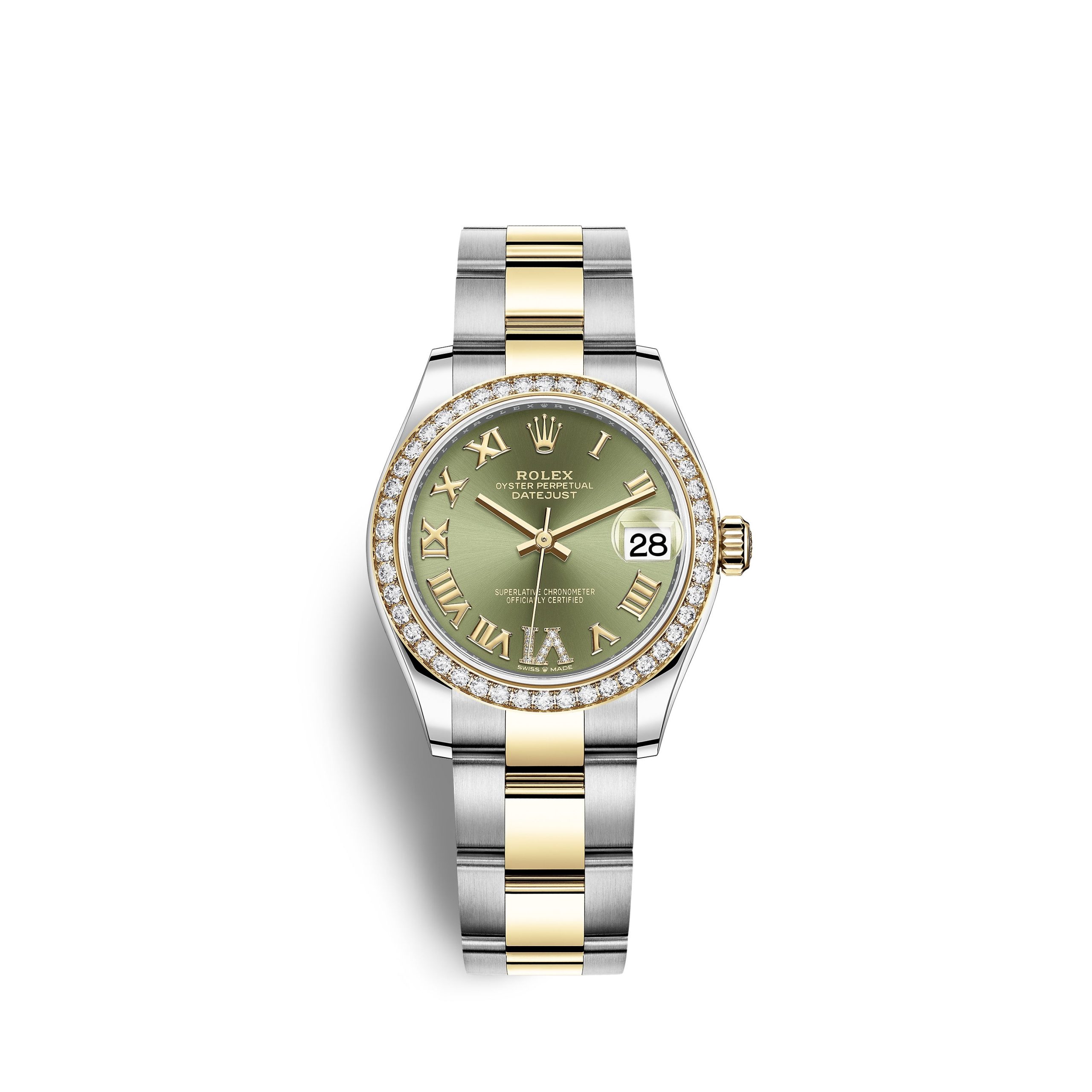 rolex-datejust-31-oystersteel-18kt-yellow-gold-and-diamonds-ref-278383rbr-0015-whb9j.jpg Rolex Datejust 31, Oystersteel, 18kt Yellow Gold and diamonds, Ref# 278383RBR-0015 - Image 1