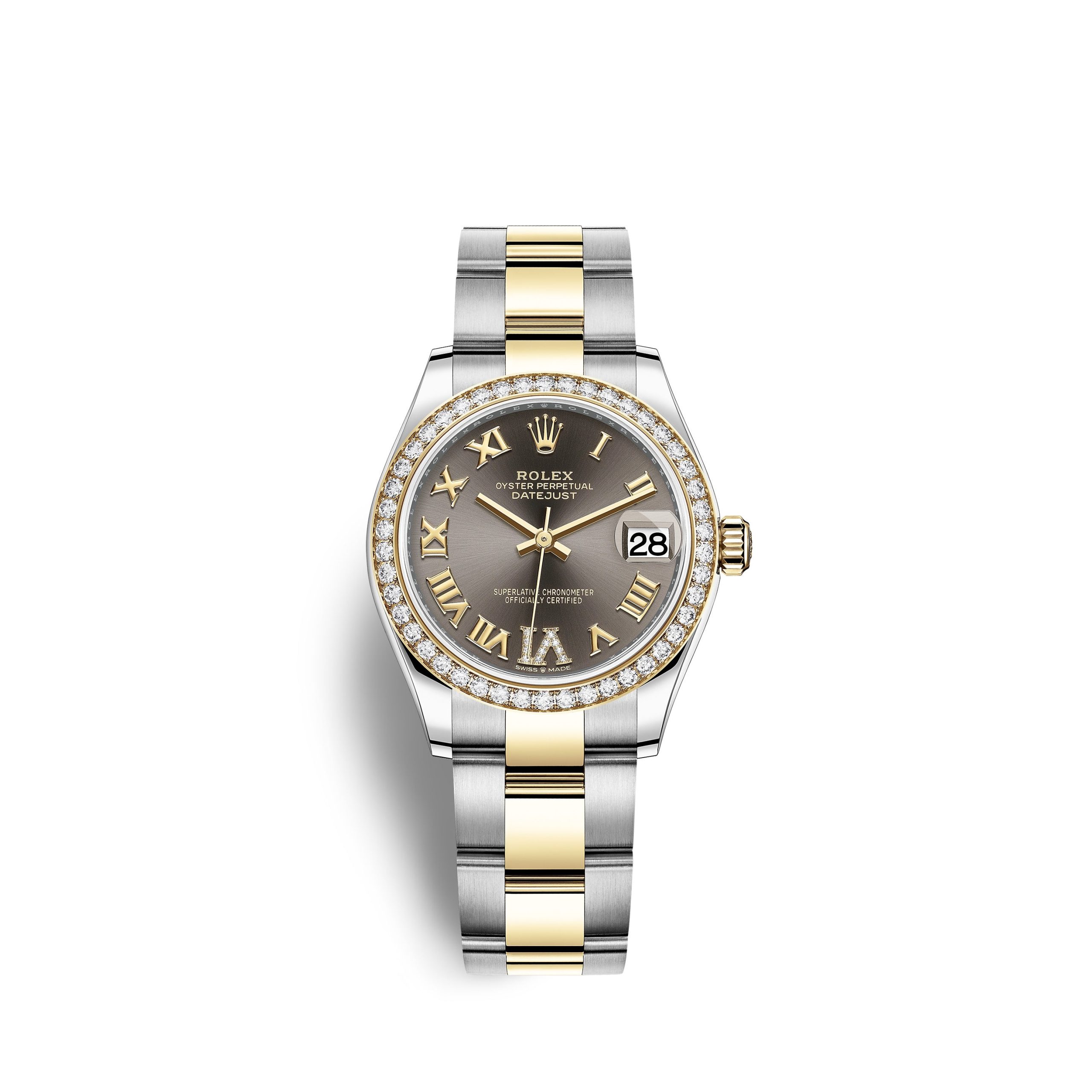 rolex-datejust-31-oystersteel-18kt-yellow-gold-and-diamonds-ref-278383rbr-0017-vcu0t.jpg Rolex Datejust 31, Oystersteel, 18kt Yellow Gold and diamonds, Ref# 278383RBR-0017 - Image 1