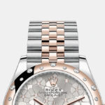 Rolex Datejust 31mm, Oystersteel and 18k Everose Gold with Diamonds, Ref# 278341rbr-0032 - Image 5