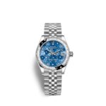 Rolex Datejust 31mm, Oystersteel and 18k White Gold with Diamonds, Ref# 278344rbr-0038