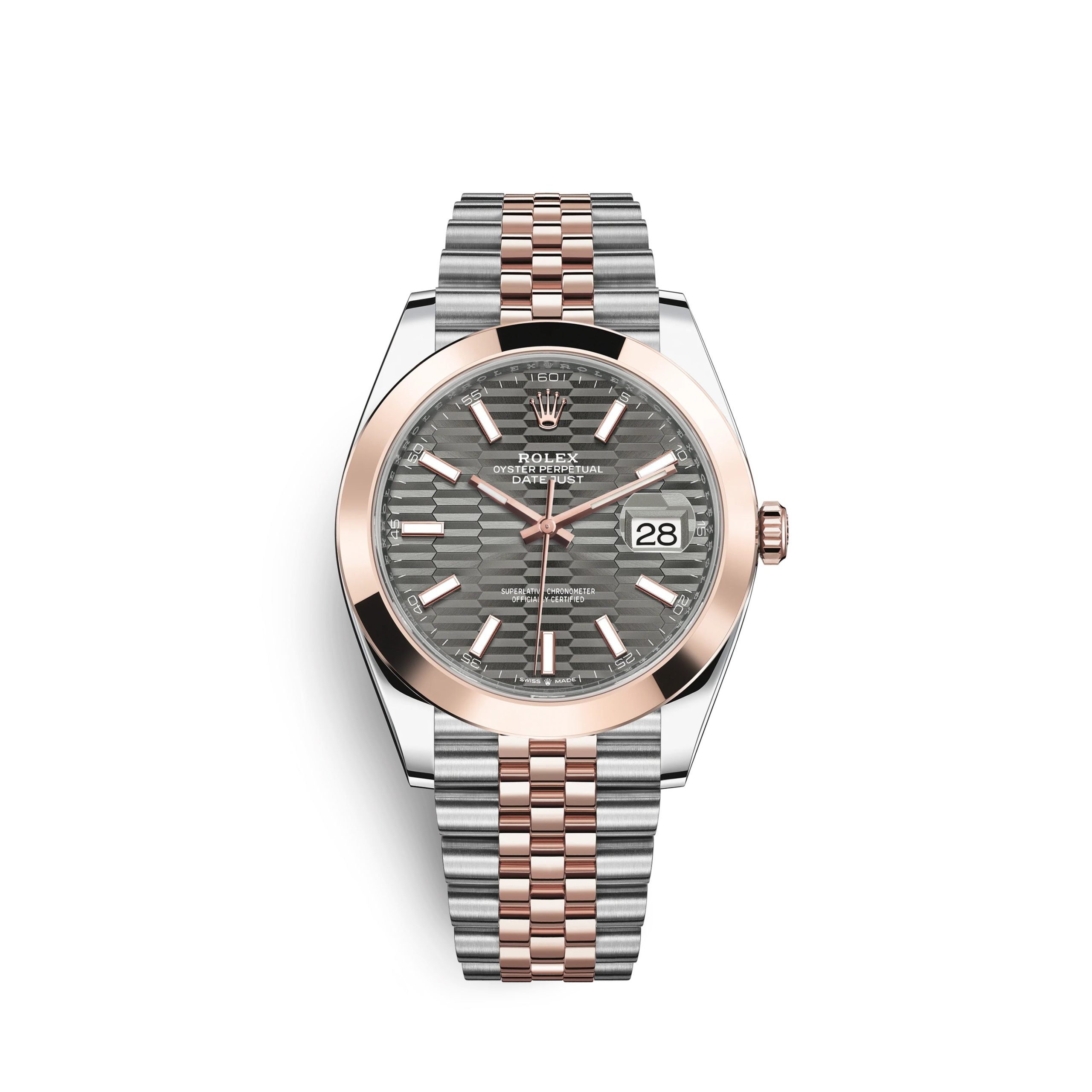 rolex-datejust-41mm-oystersteel-and-18k-everose-gold-ref-126301-0020-fo1rr.jpg Rolex Datejust 41mm, Oystersteel and 18k Everose Gold, Ref# 126301-0020 - Image 1
