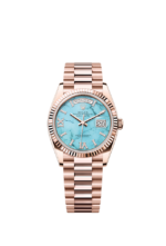 Rolex Day-Date 36, 18k Everose Gold with Diamond-set, 36mm, Ref# 128235-0064