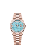 Rolex Day-Date 36, 18k Everose Gold with Diamond-set, 36mm, Ref# 128345rbr-0064
