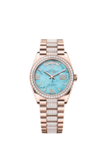Rolex Day-Date 36, 18k Everose Gold with Diamond-set, 36mm, Ref# 128345rbr-0065