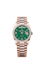 Rolex Day-Date 36, 18k Everose Gold with Diamond-set, 36mm, Ref# 128345rbr-0068