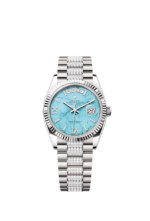 Rolex Day-Date 36, 18k White Gold with Diamond-set, 36mm, Ref# 128239-0045