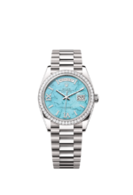 Rolex Day-Date 36, 18k White Gold with Diamond-set , 36mm, Ref# 128349rbr-0031