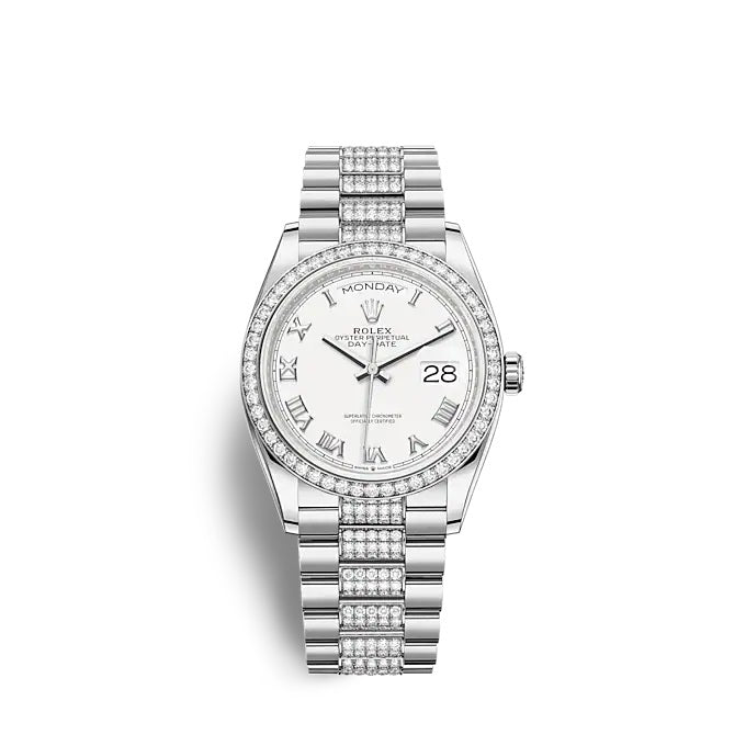 rolex-day-date-36-white-gold-ref-128349rbr-0026-8papc.jpg Rolex Day-Date 36 White gold Ref# 128349RBR-0026 - Image 1