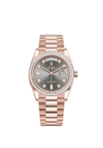 Rolex Day-Date 36mm, 18k Everose Gold, Ref# 128345rbr-0052 - Image 9
