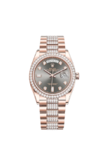 Rolex Day-Date, 36mm, 18k Everose Gold, Ref# 128345rbr-0053 - Image 9