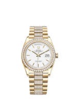 Rolex Day-Date, 36mm, 18k Yellow Gold, Ref# 128348rbr-0048 - Image 9