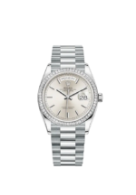 Rolex Day-Date, 36mm, Platinum and Diamonds, Ref# 128396tbr-0004 - Image 9