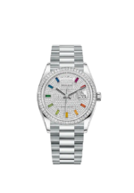 Rolex Day-Date, 36mm, Platinum and Diamonds, Ref# 128396tbr-0006 - Image 8
