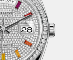 Rolex Day-Date, 36mm, Platinum and Diamonds, Ref# 128396tbr-0006 - Image 6