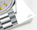 Rolex Day-Date, 36mm, Platinum and Diamonds, Ref# 128396tbr-0006 - Image 5